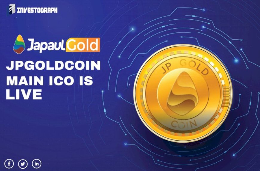 JPGOLDCOIN: MAIN ICO SALE IS LIVE